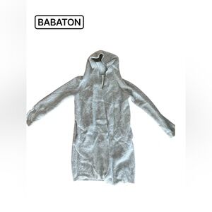 Babaton Light Gray Knit Cardigan